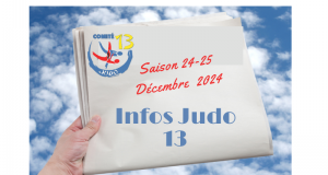 INFOS JUDO 13- DECEMBRE 2024